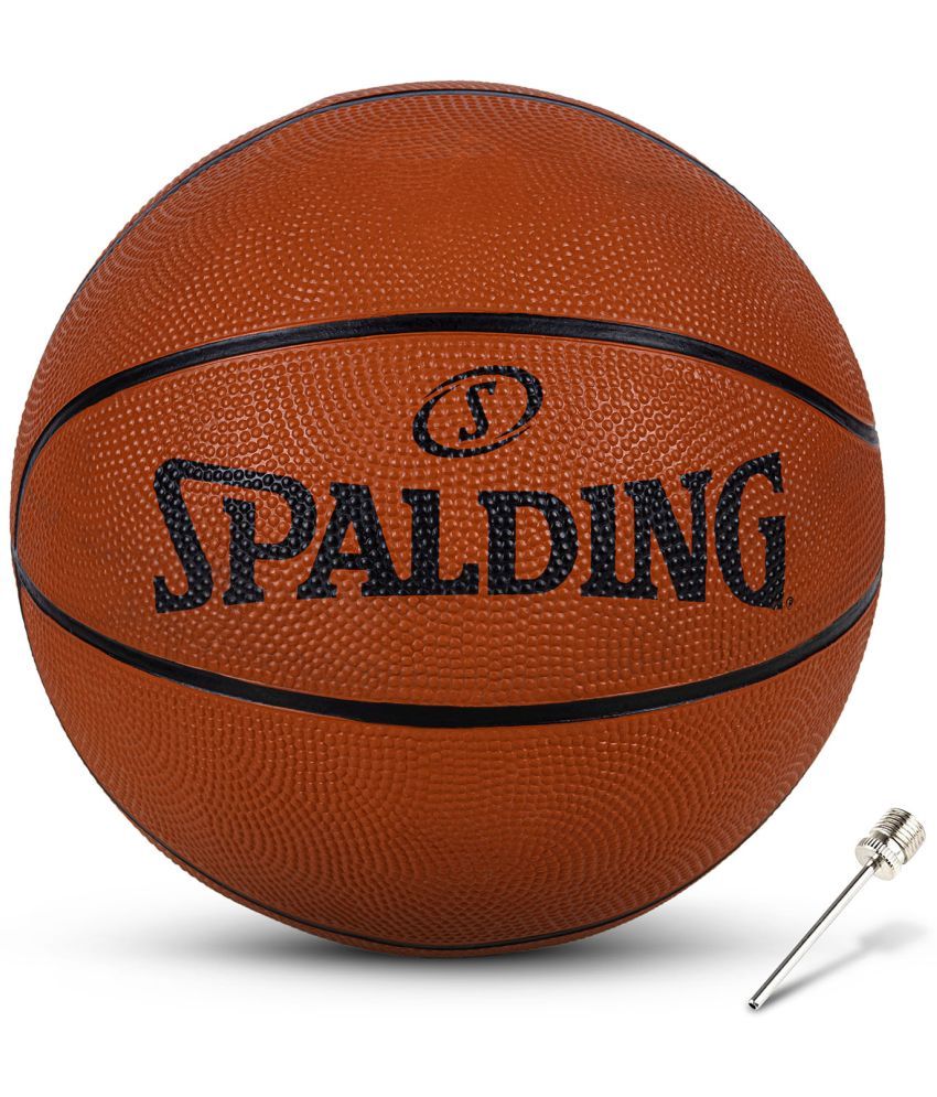     			Spalding 7 Rubber Basketball