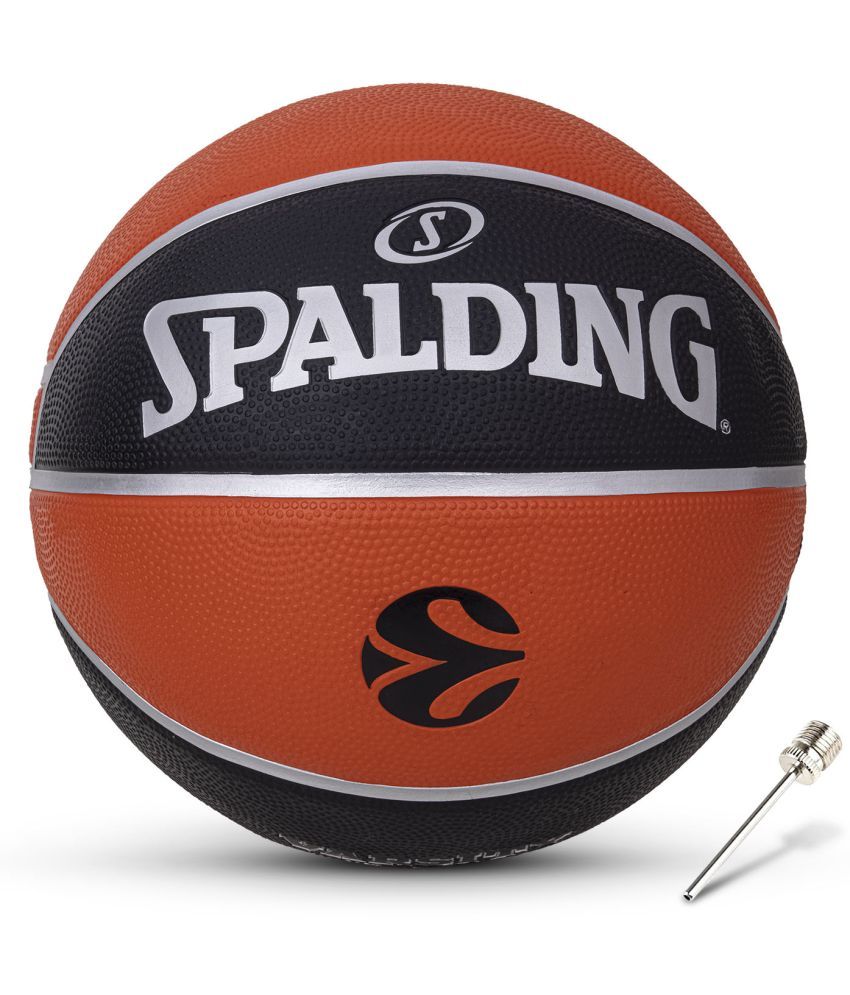     			Spalding 7 Rubber Basketball