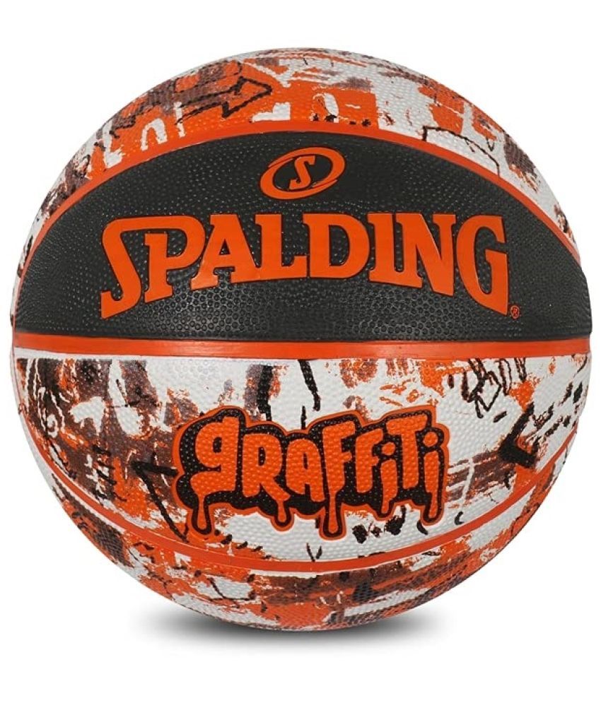     			Spalding 7 Rubber Basketball