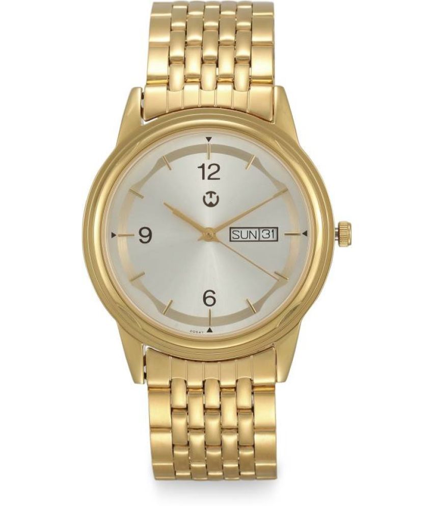     			Wizard Times Gold Stainless Steel Analog Men's Watch