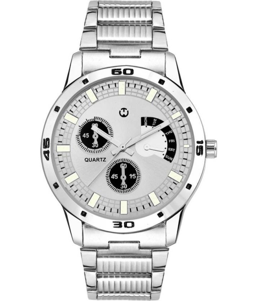     			Wizard Times Silver Stainless Steel Analog Men's Watch