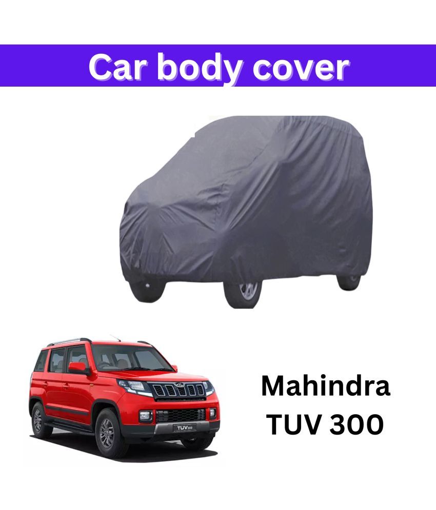     			AKSMIT Car Body Cover for Mahindra All Car Models Without Mirror Pocket ( Pack of 1 ) , Grey