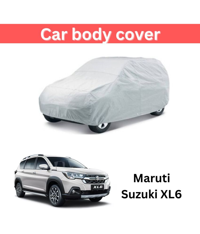     			AKSMIT Car Body Cover for Maruti All Car Models Without Mirror Pocket ( Pack of 1 ) , Silver