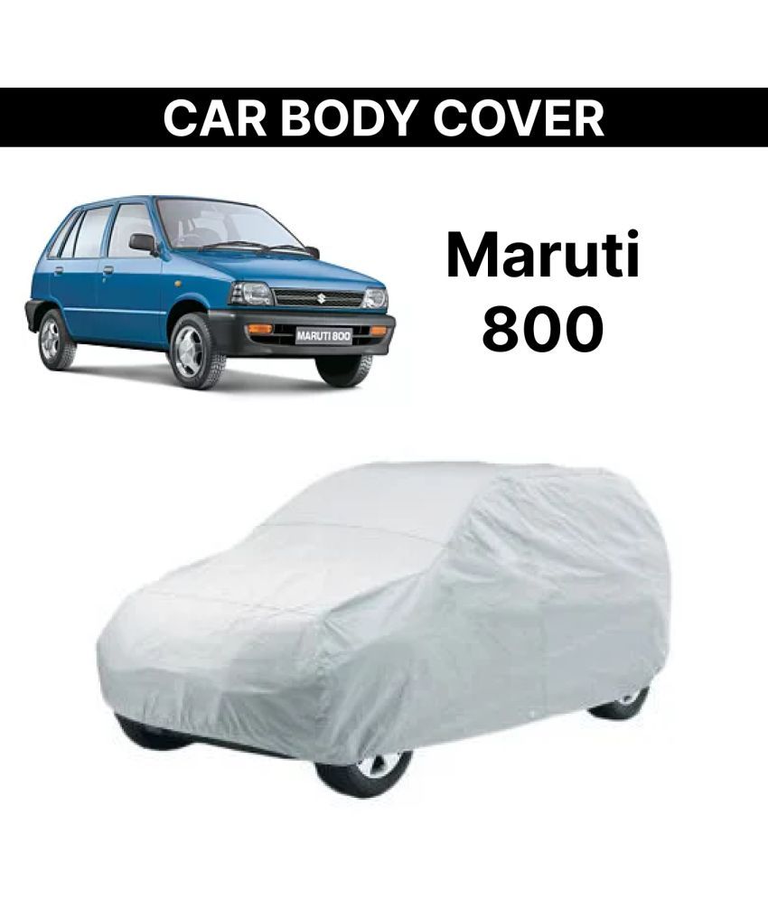     			AKSMIT Car Body Cover for Maruti All Car Models Without Mirror Pocket ( Pack of 1 ) , Silver