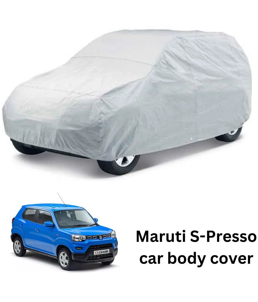     			AKSMIT Car Body Cover for Maruti All Car Models Without Mirror Pocket ( Pack of 1 ) , Silver