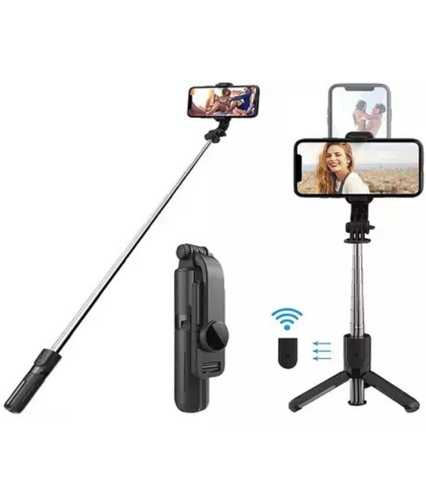     			HUG PUPPY Bluetooth Selfie Stick ( Black )