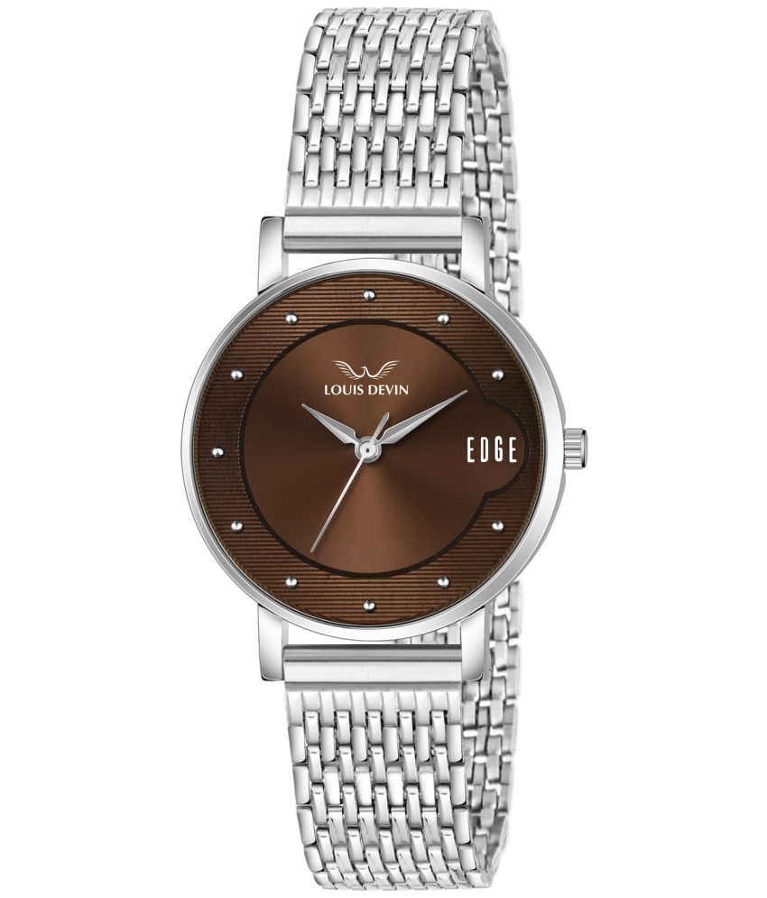     			LOUIS DEVIN Silver Metal Analog Womens Watch