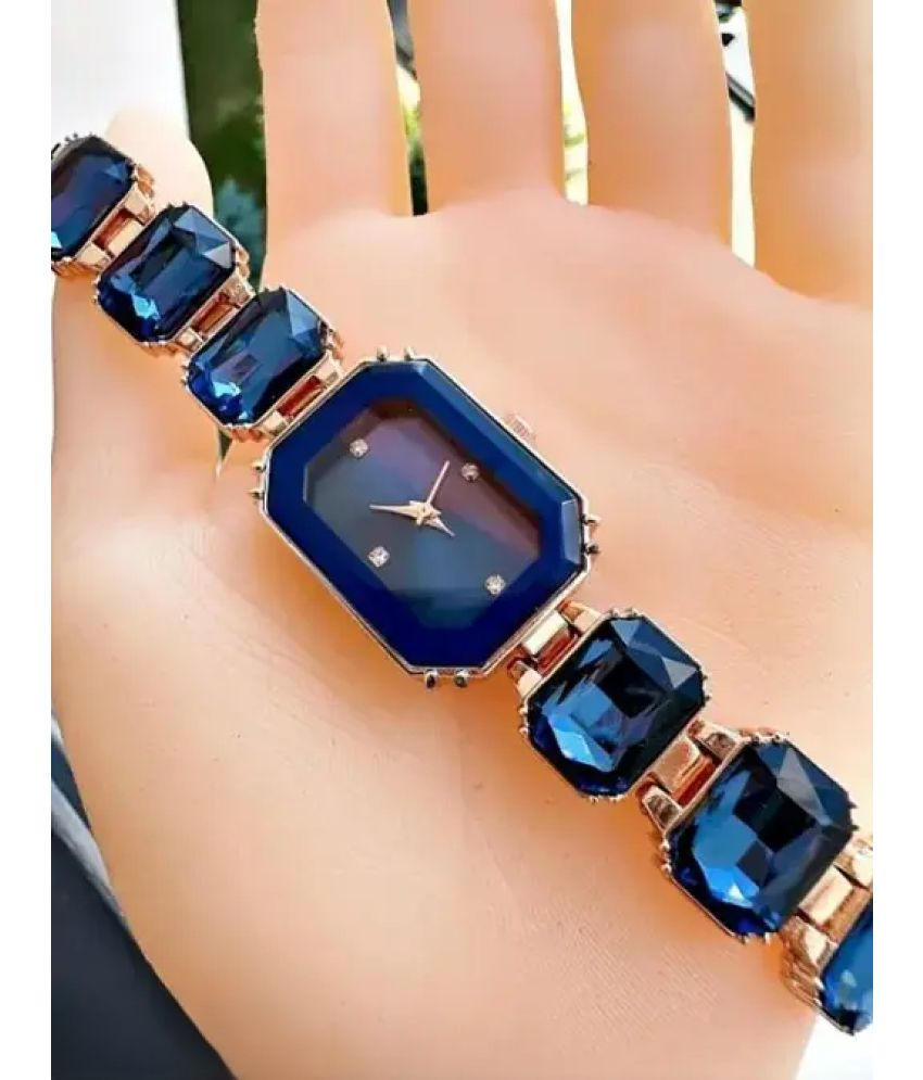     			Renaissance Traders Blue Metal Analog Womens Watch