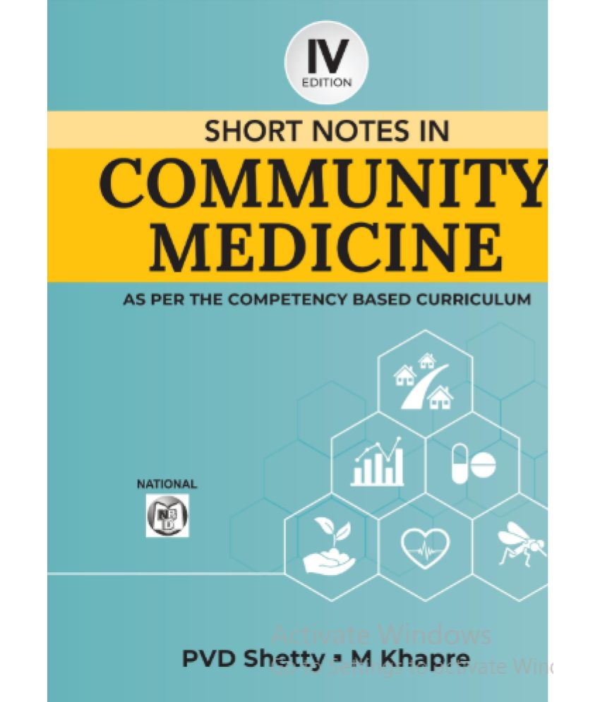     			Short Notes in Community Medicine 4th Edition