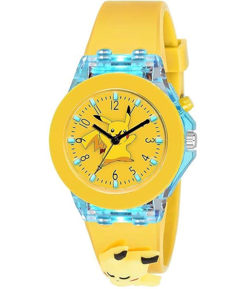     			THMT Yellow Dial Analog Boys Watch ( Pack of 1 )