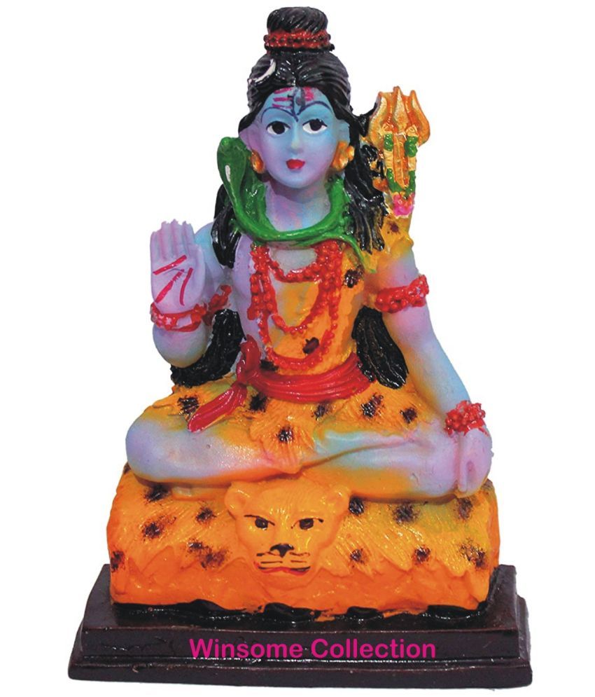     			WINSOME COLLECTION Resin Lord Shiva Idol ( 9 cm )