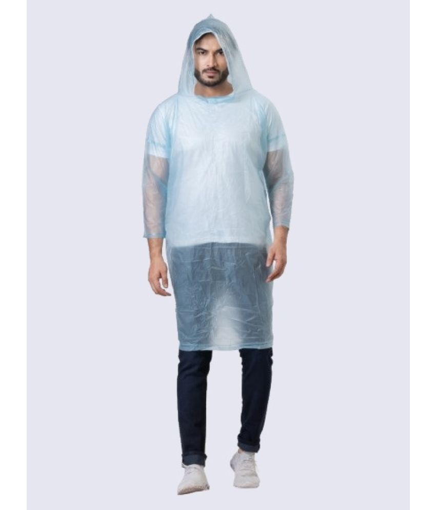     			powermerc Blue Polyester Men's Rain Poncho ( Pack of 1 )