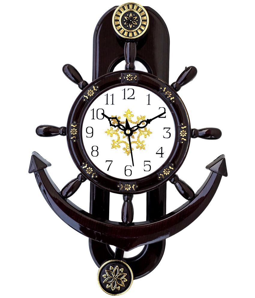     			shivaira Assymetric Analog Wall Clock