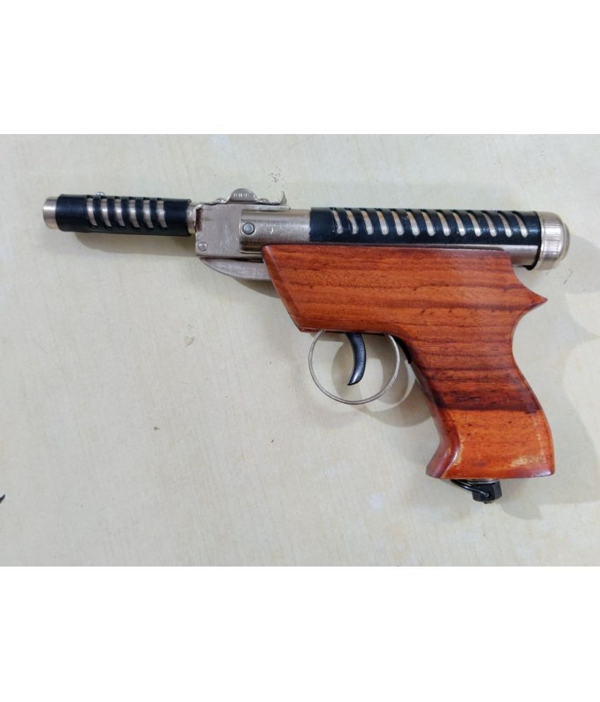     			07 Thunder Air Gun Air Pistol Metal Wooden Strip 200 Pellets Free