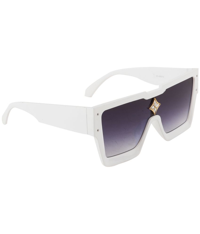     			Bayberry White Square Sunglasses ( Pack of 1 )