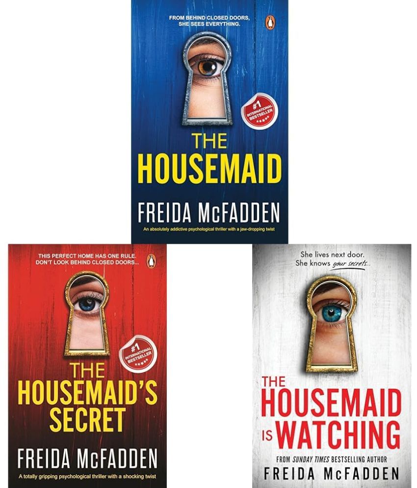     			Combo set of 3 Books:- The Housemaid +The Housemaids Secret+The Housemaid Is Watching by Freida McFadden