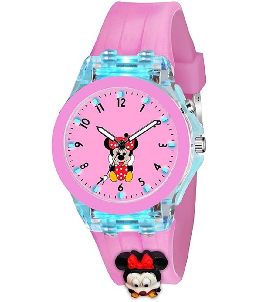     			Fadiso Fashion Pink Dial Analog Girls Watch ( Pack of 1 )