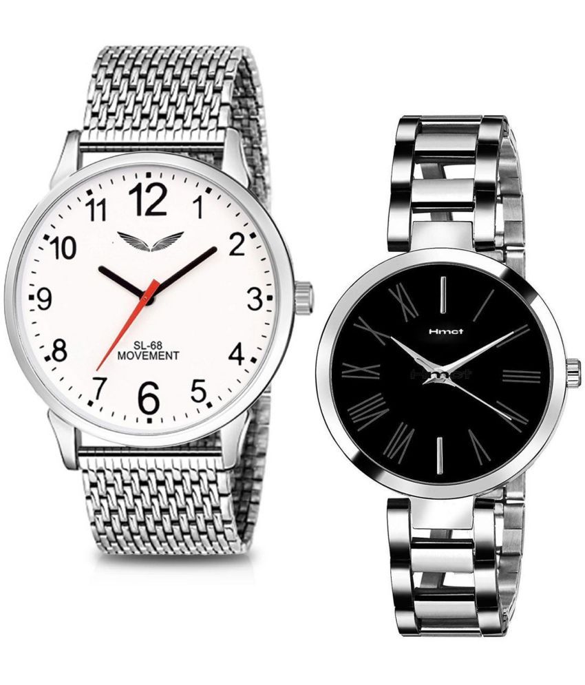     			HMCT Silver Metal Analog Men's Watch