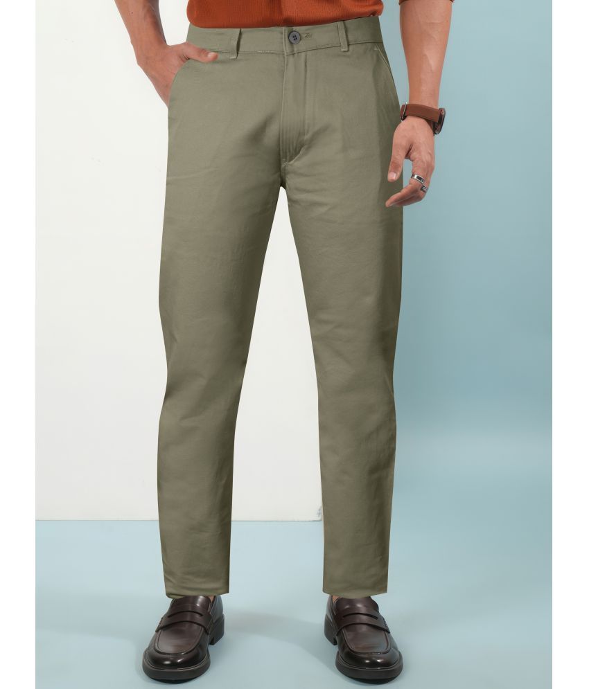     			JB JUST BLACK Regular Flat Men's Chinos - Light Green ( Pack of 1 )