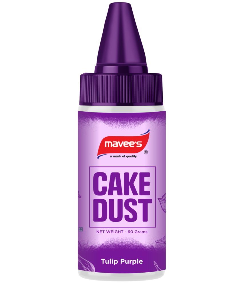     			mavee's Cake Dust Bottle - Tulip Purple, Premium Colour Spray Decor 60 g