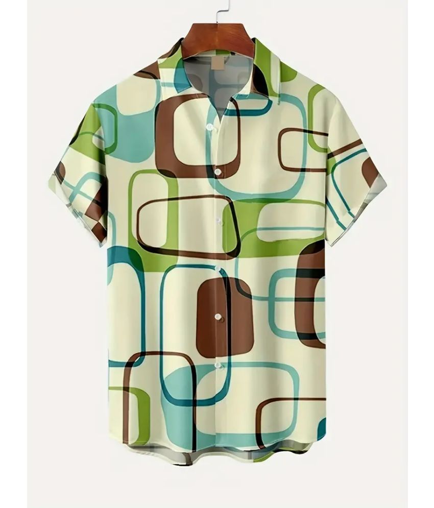     			AAPSKA Poly Cotton Regular Fit Printed Half Sleeves Men's Casual Shirt - Multicolor ( Pack of 1 )