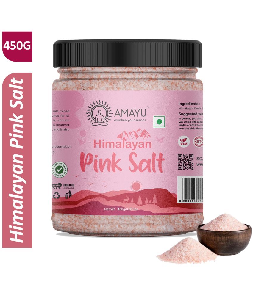     			AMAYU Himalayan Pink Salt 450 gm