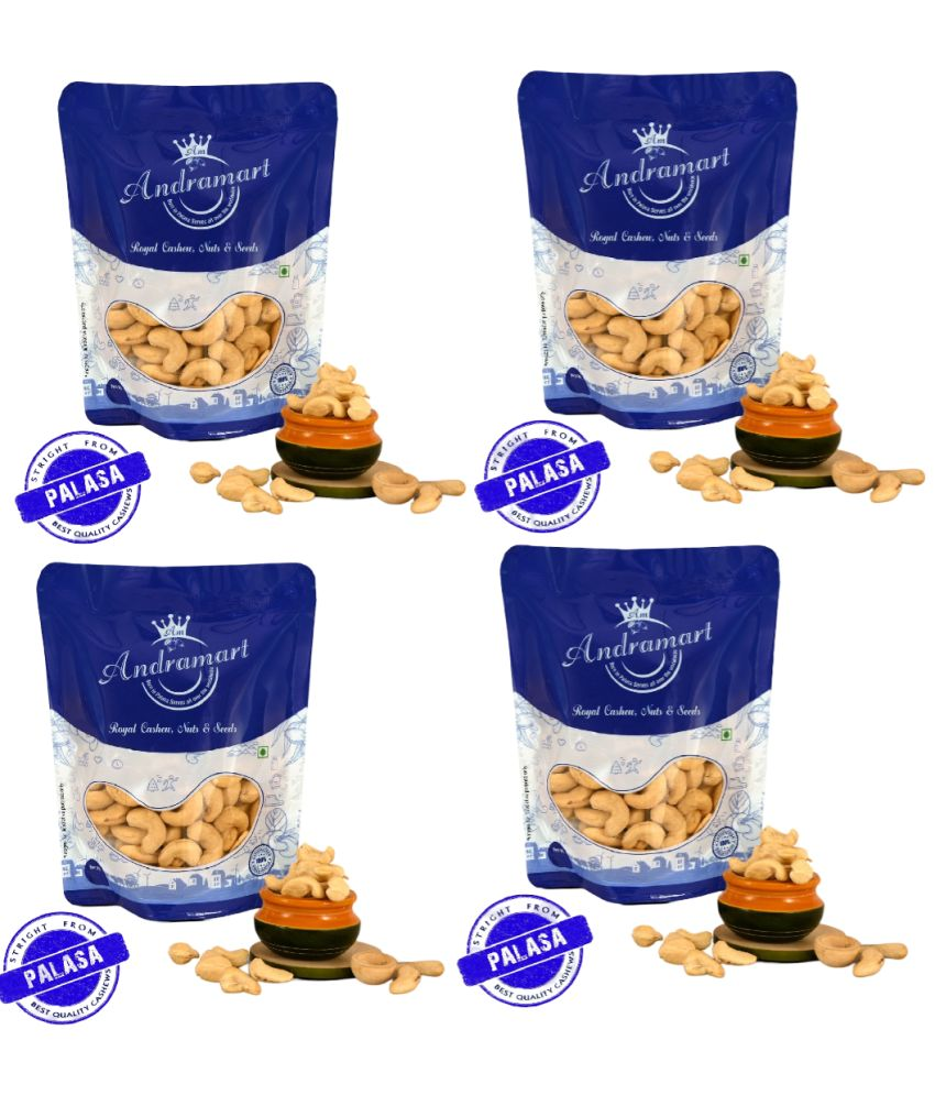     			ANDRA MART Cashew nut (Kaju) 1 kg Pack of 4