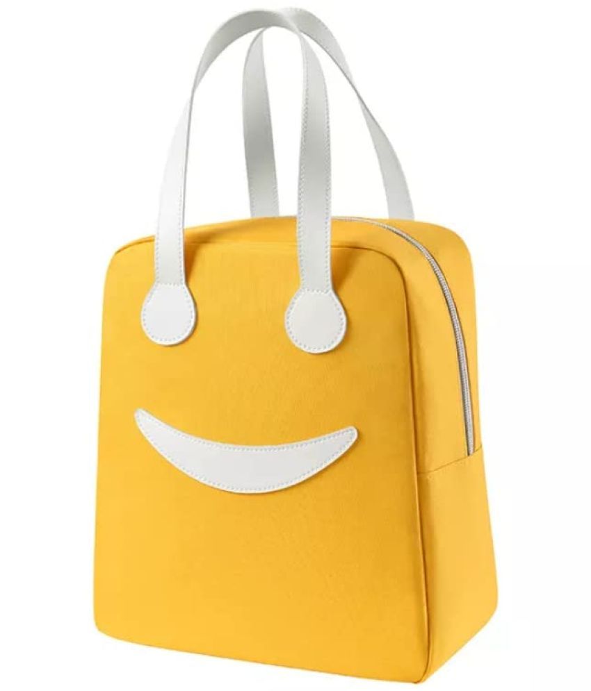     			BAWALY Yellow Polyester Lunch Bag Pack of 1