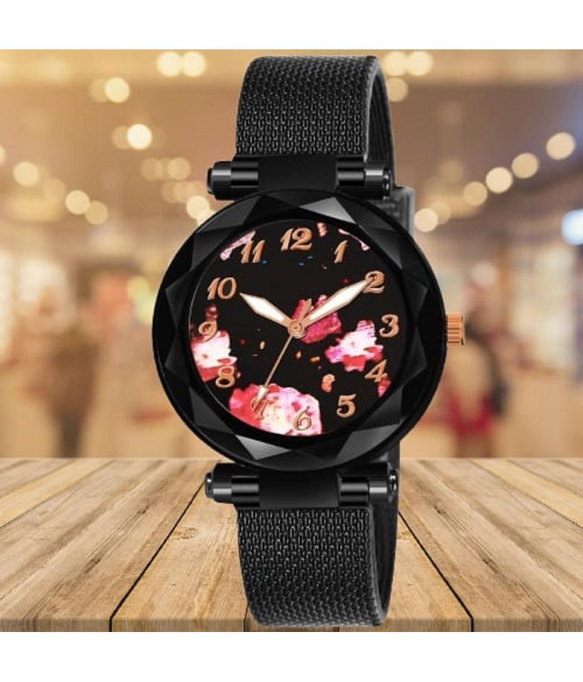     			DECLASSE Black Metal Analog Womens Watch