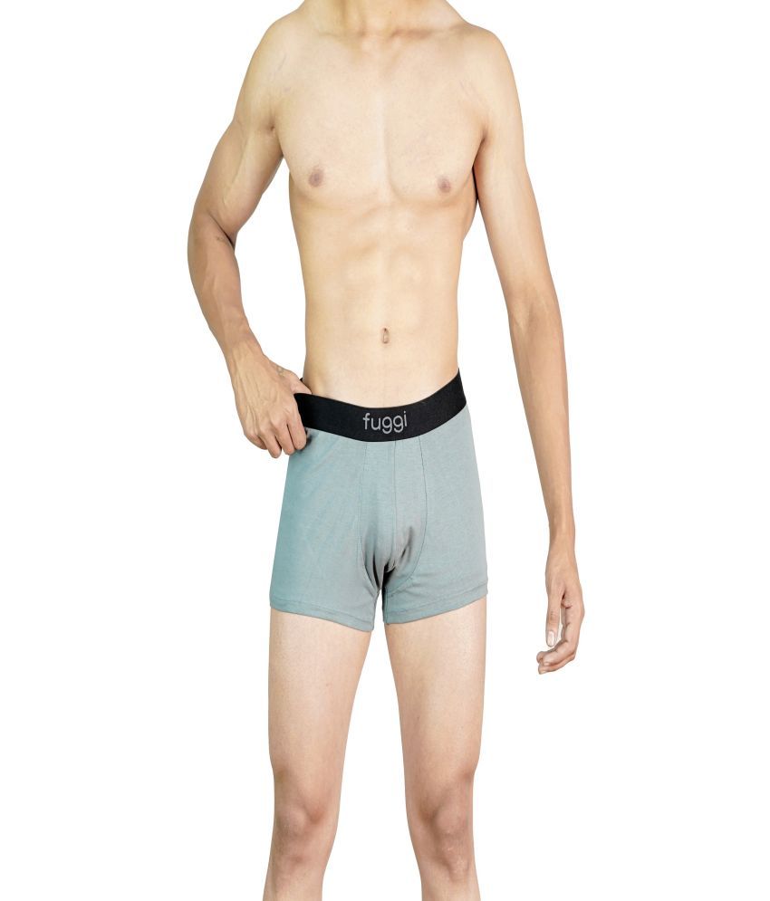     			FUGGI Pack of 1 Cotton Trunks For Men's ( Grey )