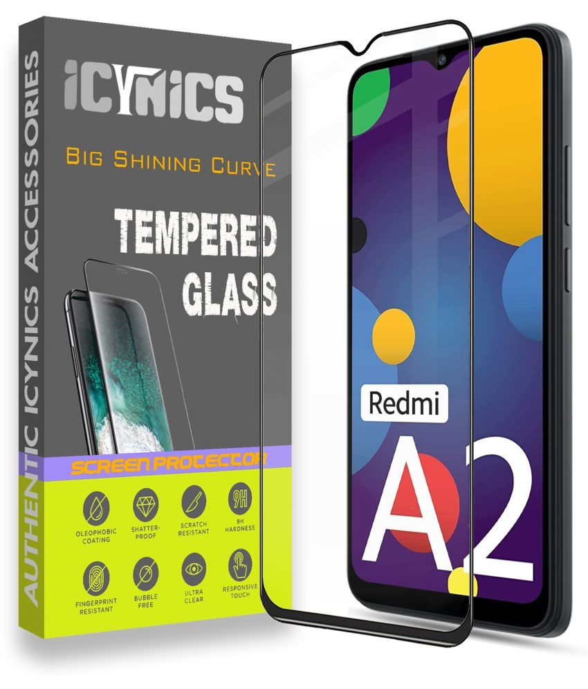     			Icynics Tempered Glass Compatible For Redmi A2 ( Pack of 1 )