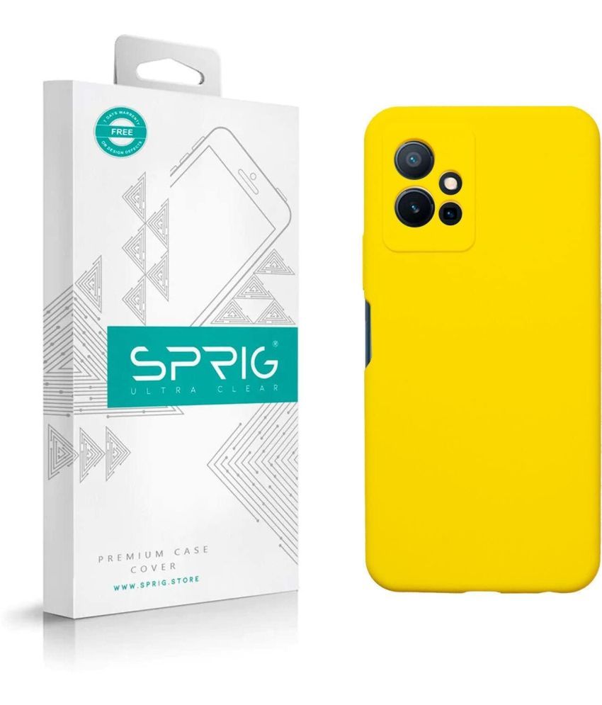     			Sprig Plain Cases Compatible For Silicon Vivo Y75 5G ( Pack of 1 )