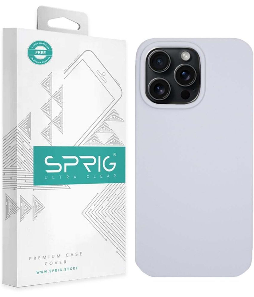     			Sprig Plain Cases Compatible For Silicon Apple Iphone 15 Pro ( Pack of 1 )