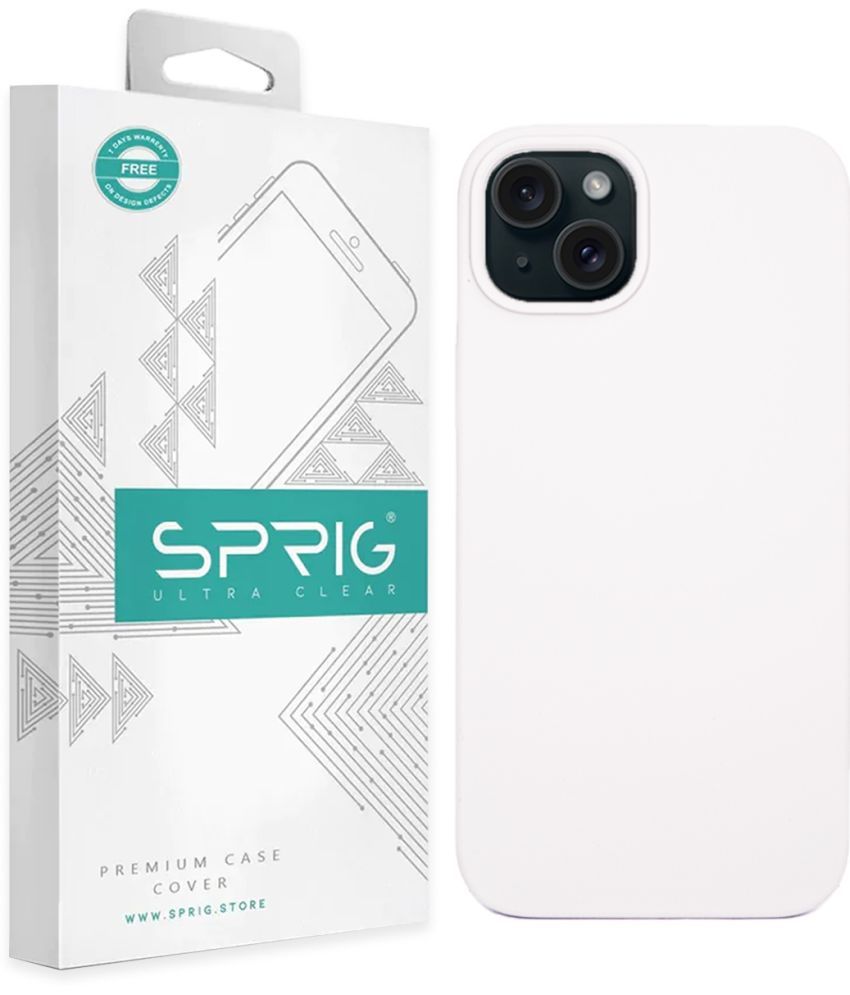     			Sprig Plain Cases Compatible For Silicon Apple Iphone 15 ( Pack of 1 )