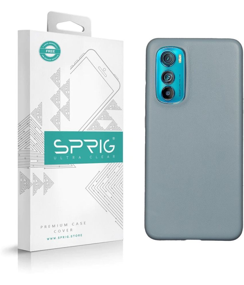     			Sprig Plain Cases Compatible For Leather Motorola Edge 30 ( Pack of 1 )