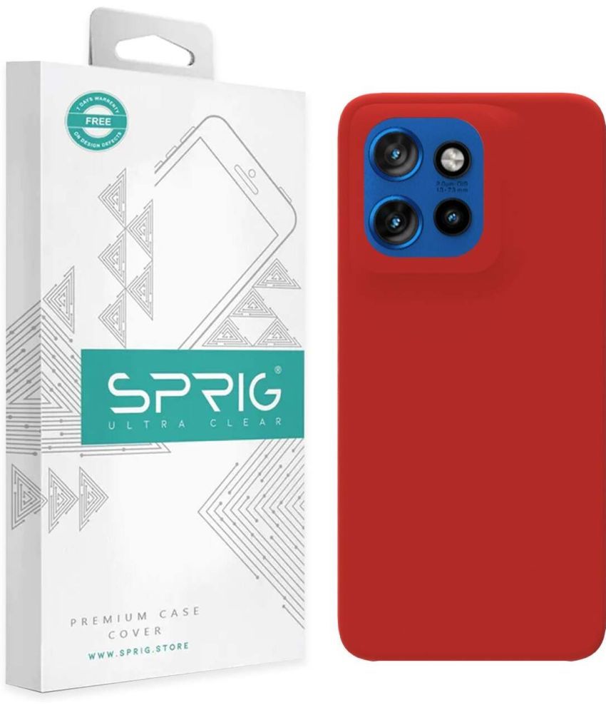     			Sprig Plain Cases Compatible For Silicon Motorola Edge 50 Neo ( Pack of 1 )