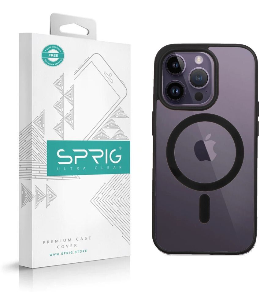     			Sprig Plain Cases Compatible For Polycarbonate Apple Iphone 14 Pro ( Pack of 1 )