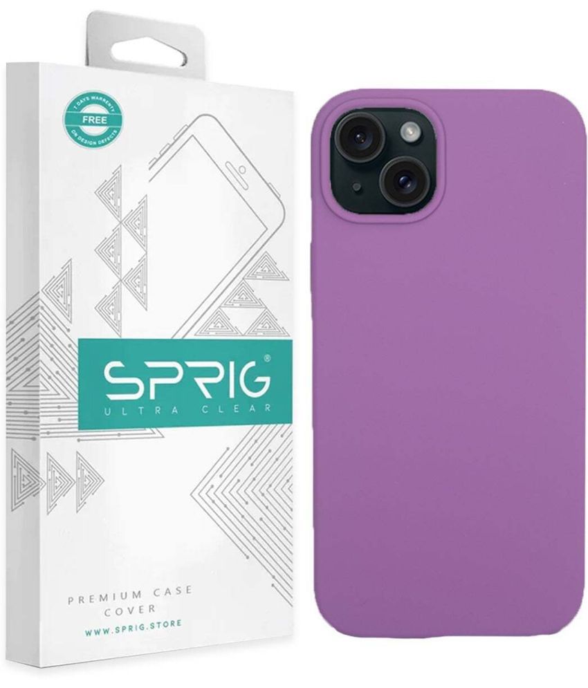     			Sprig Plain Cases Compatible For Silicon Apple Iphone 15 ( Pack of 1 )