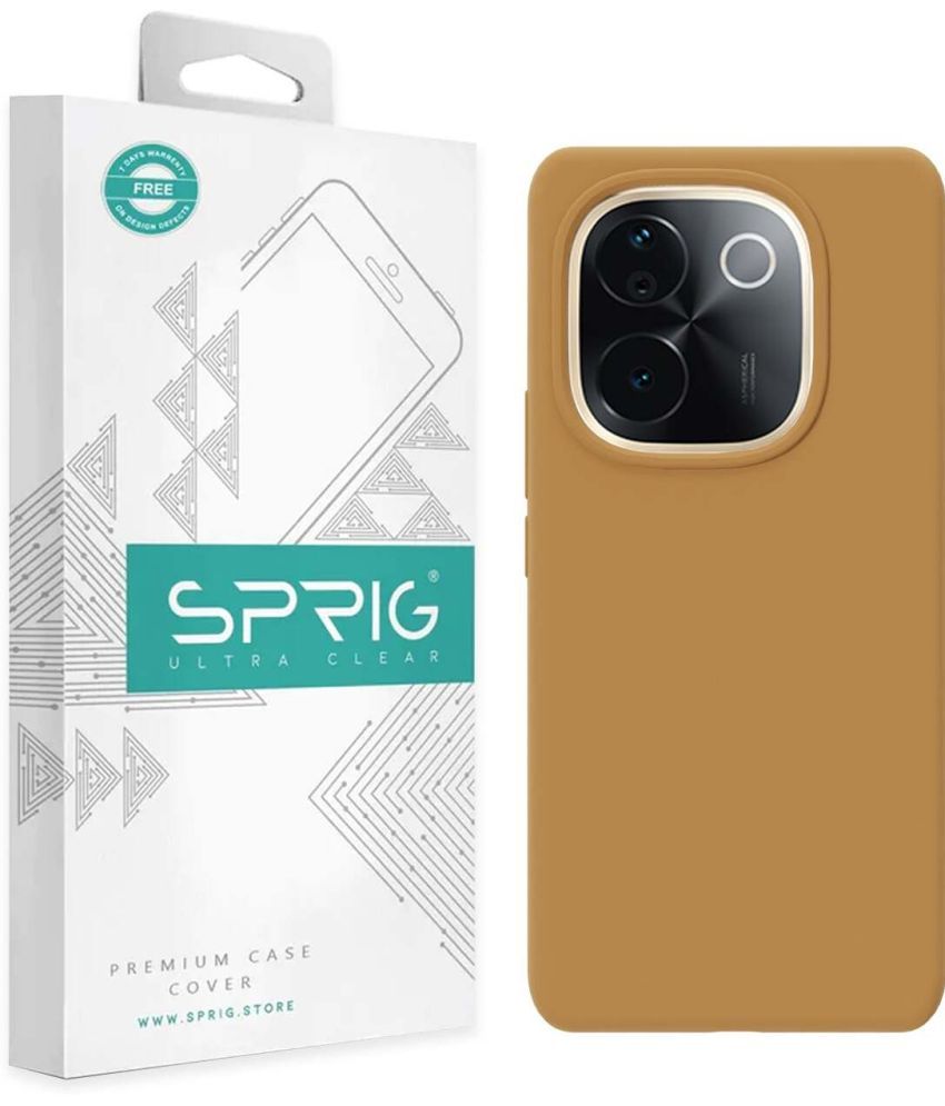     			Sprig Plain Cases Compatible For Silicon Iqoo Z9S Pro ( Pack of 1 )