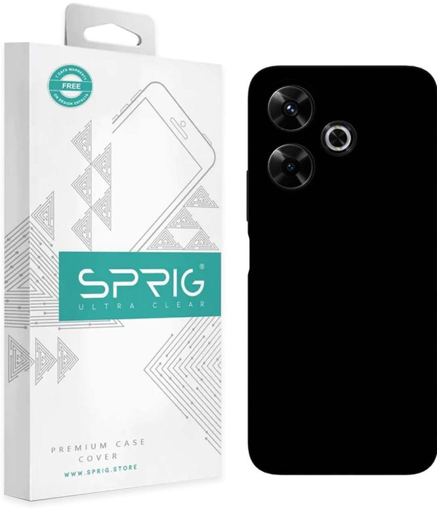     			Sprig Plain Cases Compatible For Silicon Poco M6 Plus ( Pack of 1 )