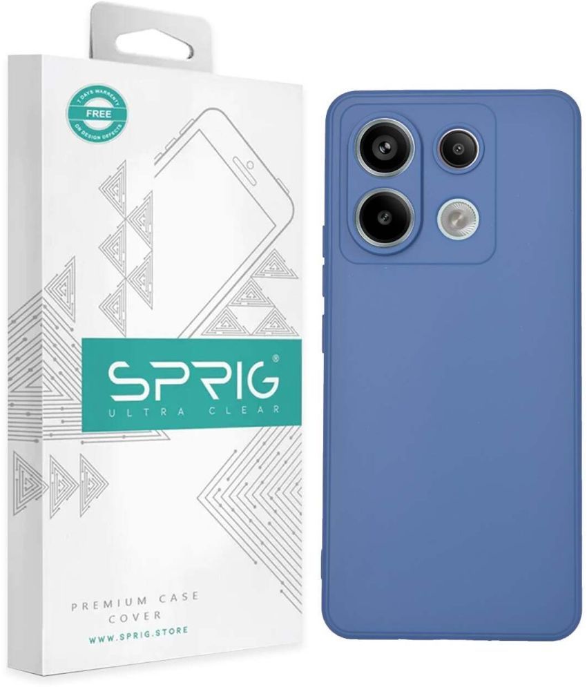     			Sprig Plain Cases Compatible For TPU Glossy Cases Poco X6 ( Pack of 1 )