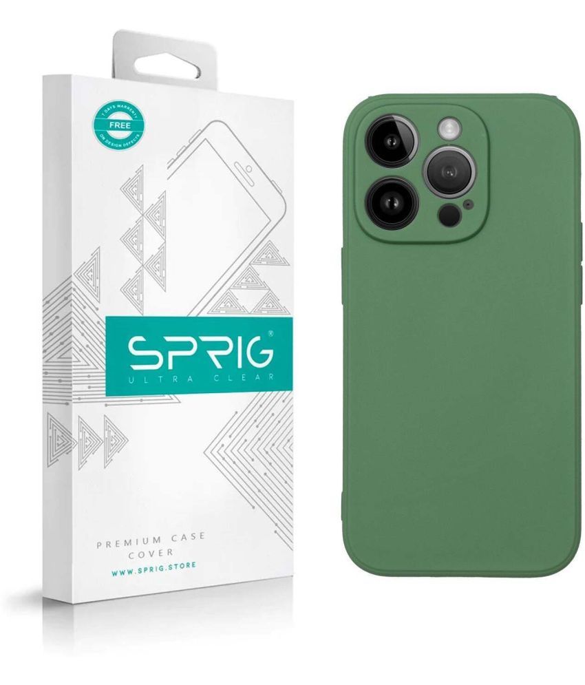     			Sprig Plain Cases Compatible For TPU Glossy Cases Apple Iphone 14 Pro ( Pack of 1 )