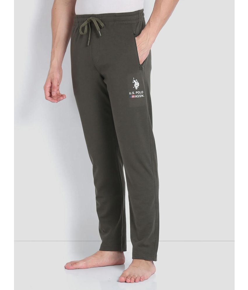     			U.S. Polo Assn. Green Cotton Blend Men's Trackpants ( Pack of 1 )