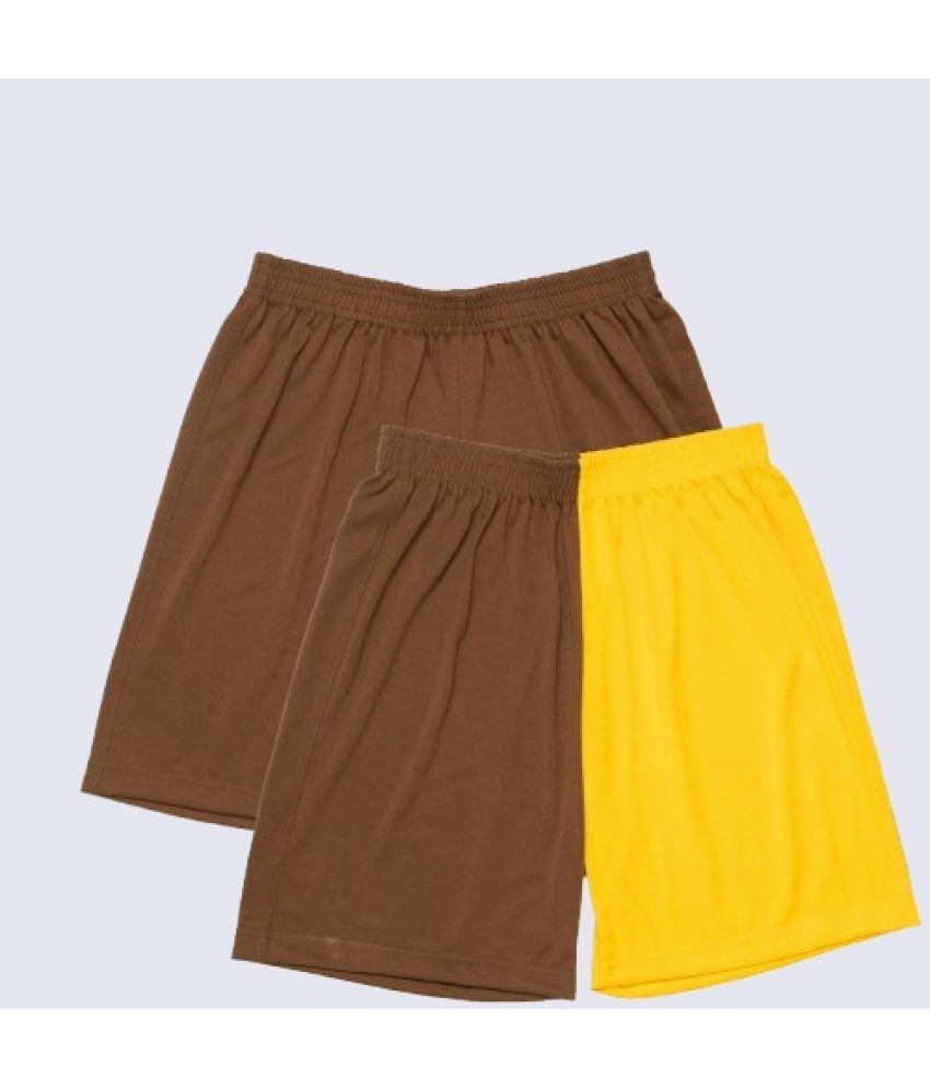     			powermerc Poly Cotton Hot Pants - Yellow Pack of 2