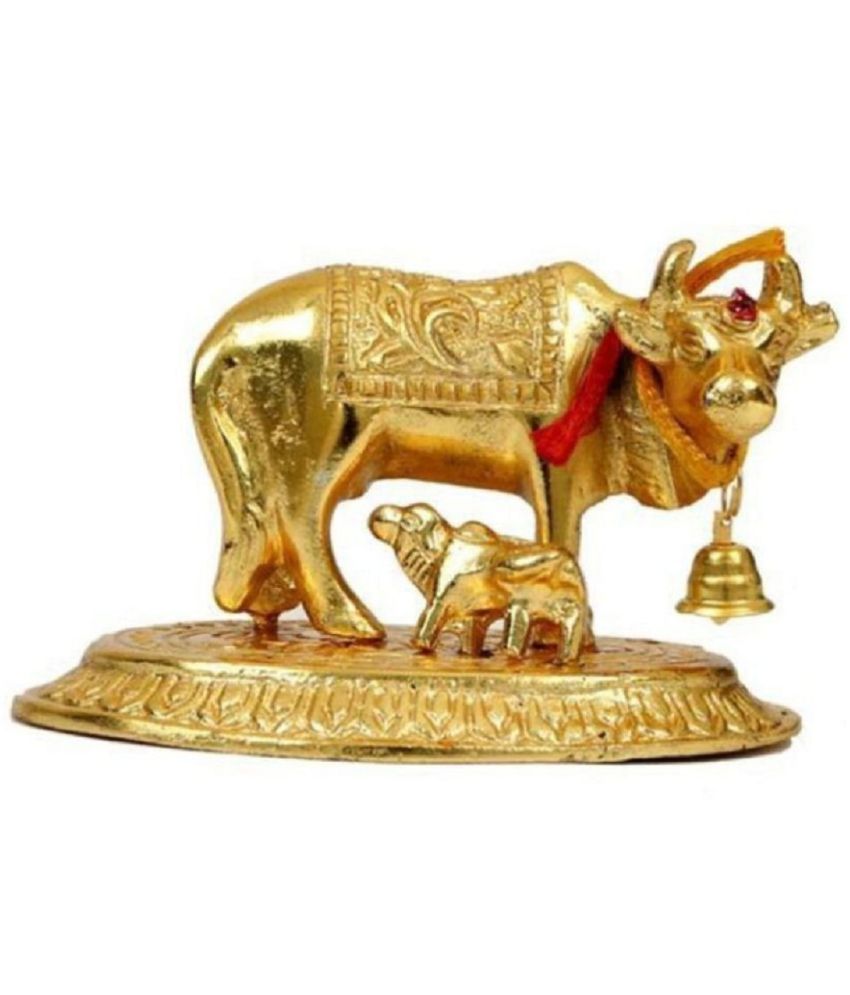     			AgTrendz Aluminium Kamdhenu Cow Idol ( 8 cm )