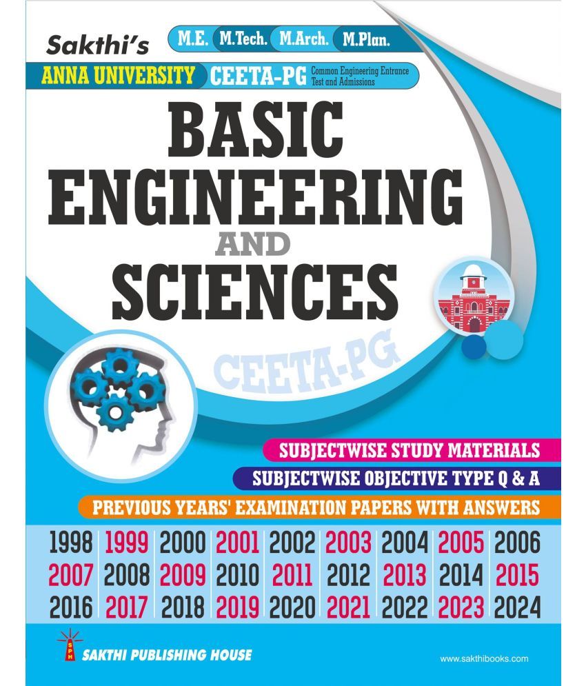     			CEETA-PG Basic Engineering and Sciences Previous Years Examination Solved Papers