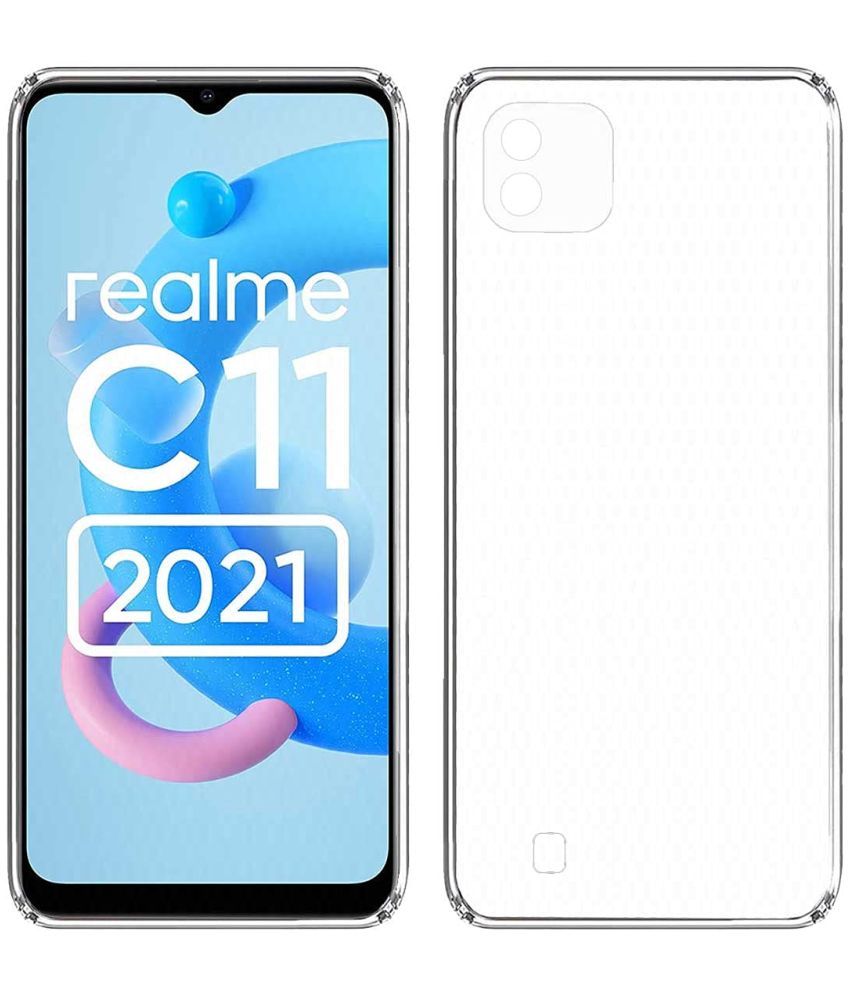     			Kosher Traders Plain Cases Compatible For Silicon REALME C11 2021 ( )