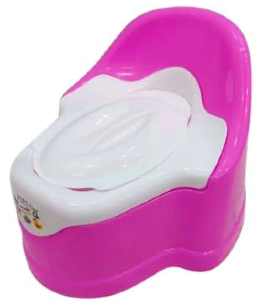     			Puri Goswami Pink Plastic Potty Seat