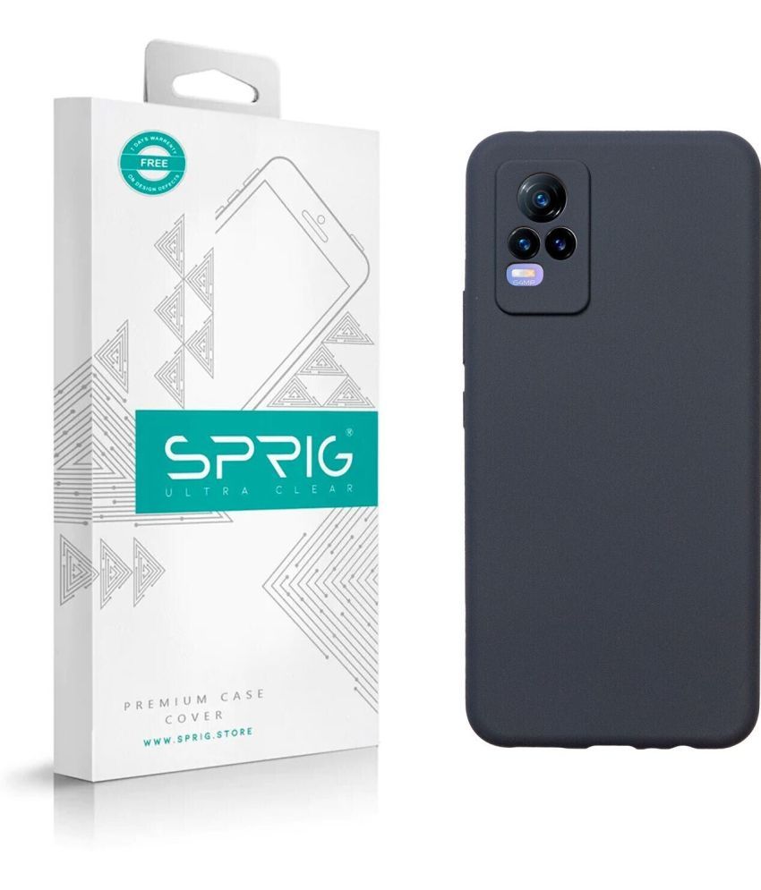     			Sprig Plain Cases Compatible For Silicon Vivo Y73 ( Pack of 1 )