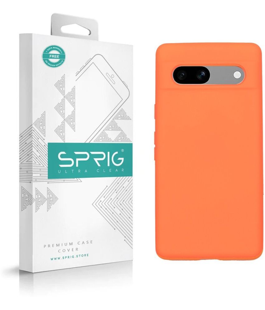     			Sprig Plain Cases Compatible For Silicon Google Pixel 7A 5G ( Pack of 1 )